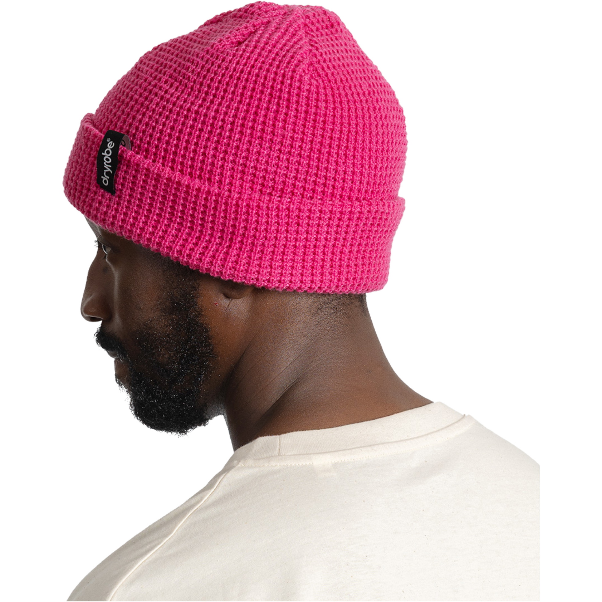 2026 Dryrobe Waffle Beanie DBNEWAFF - Pink